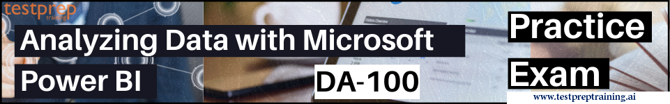 power bi da-100 exam
