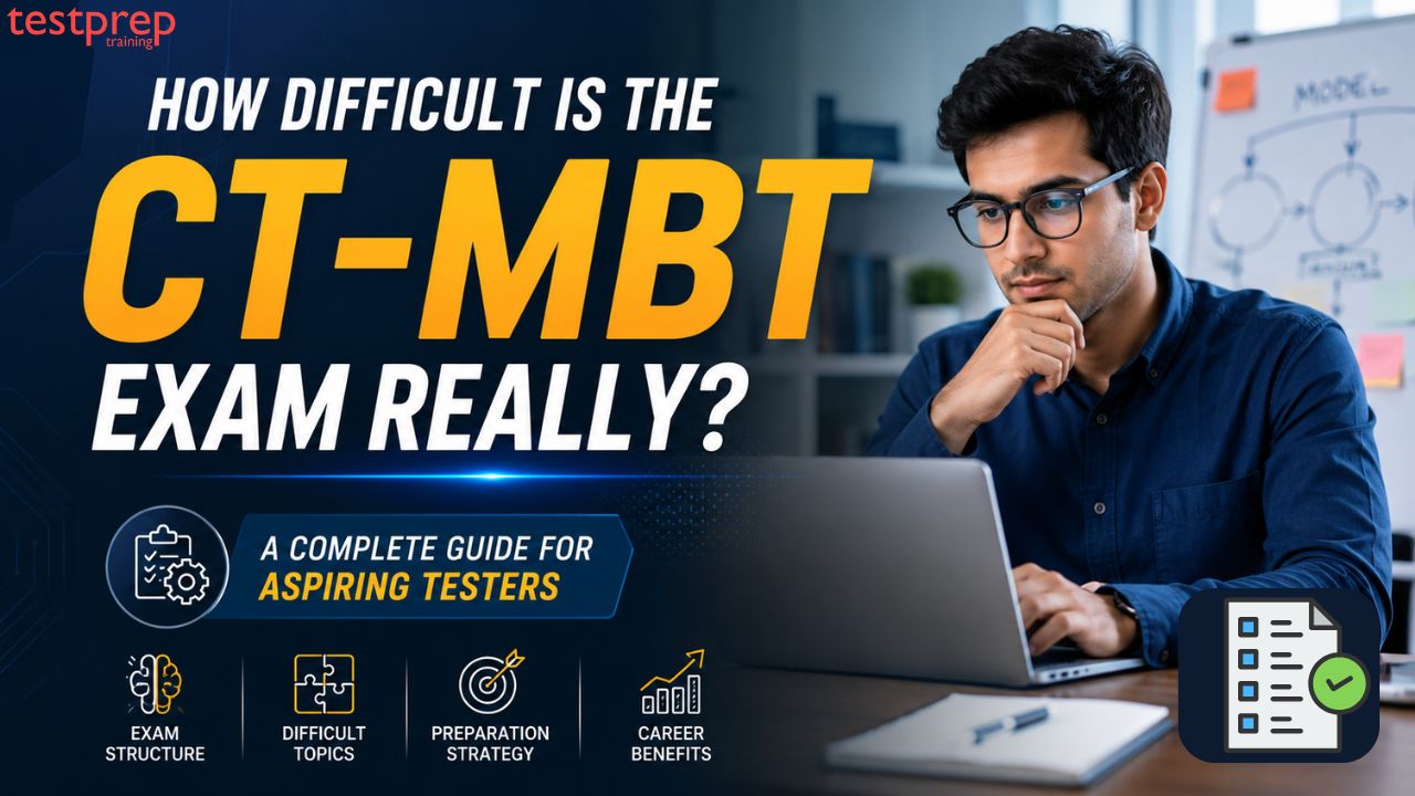 How difficult is the ISTQB Certified Tester Model-Based Tester (CT-MBT) Exam?