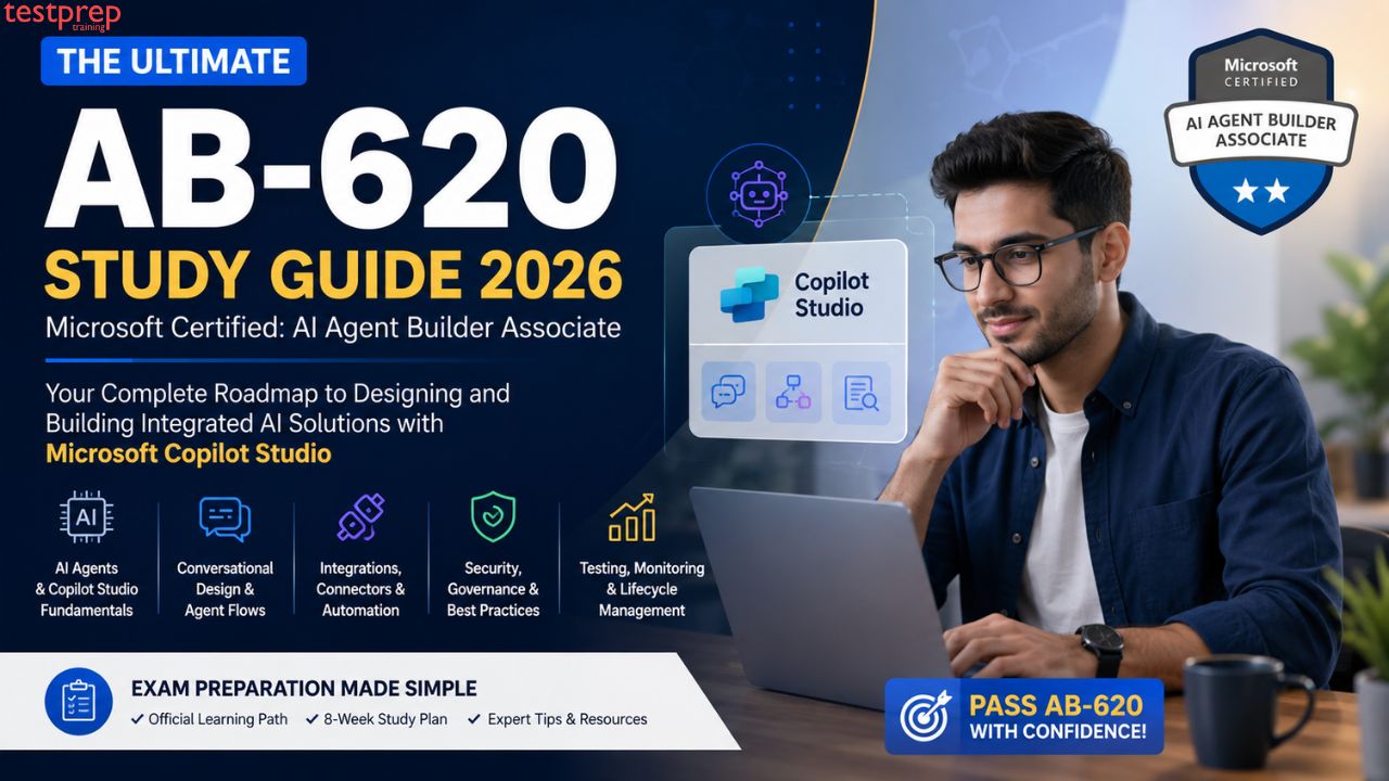 Microsoft Exam AB-620 Certification Study Guide 2026: Designing and Building Integrated AI Solutions in Copilot Studio