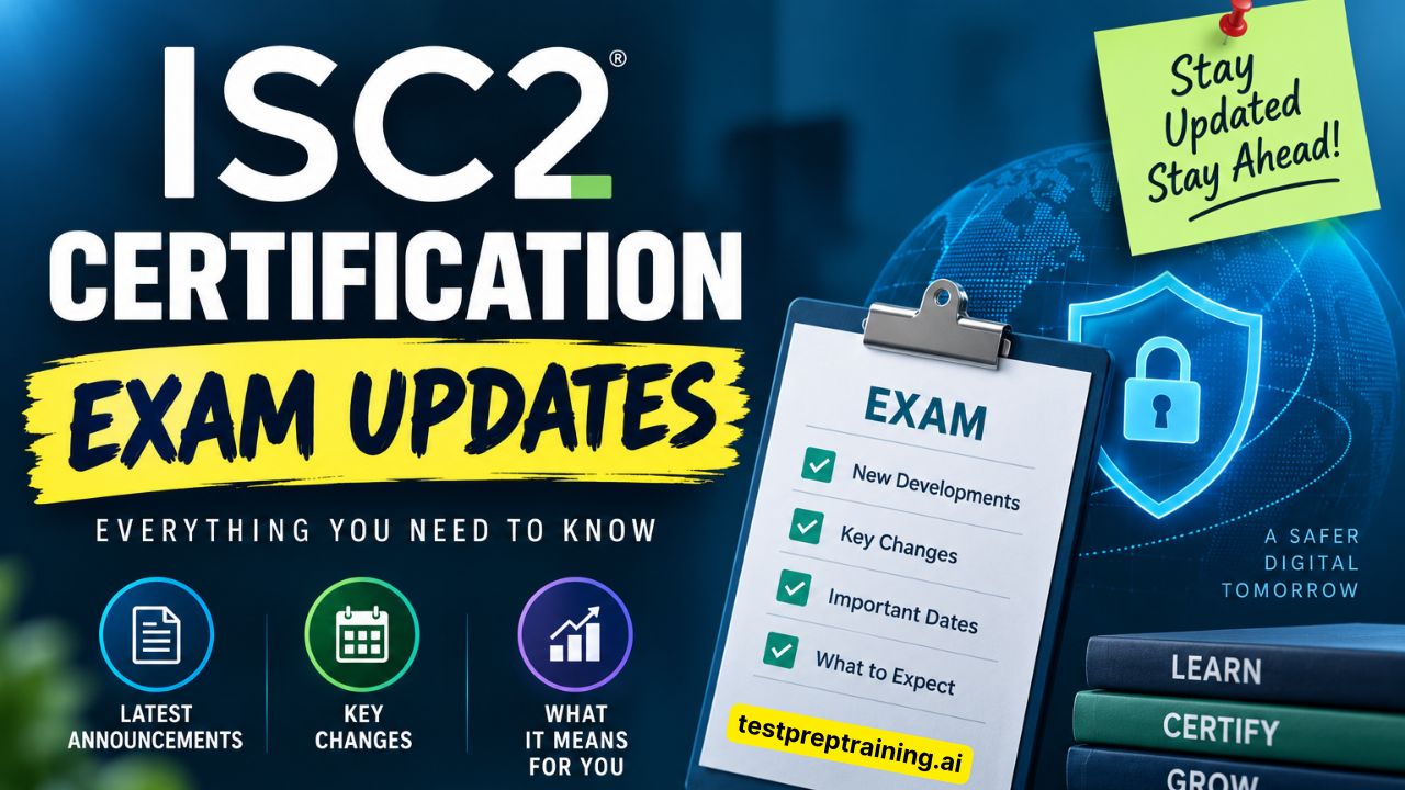 ISC Certification Exam Updates 2026