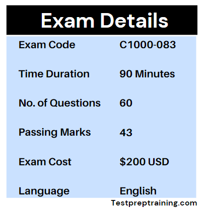 Exam C1000-083 Foundations of IBM Cloud V2 Exam details