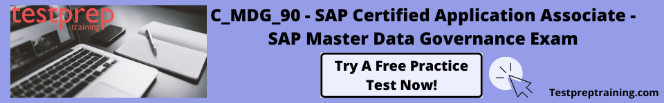 SAP Certified Application Associate - SAP Master Data Governance free practice test