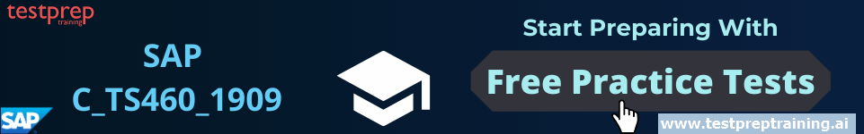 SAP C_TS460_1909 free practice tests