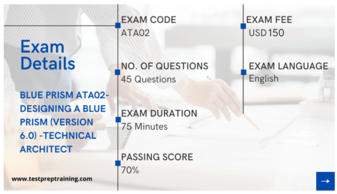 ATA02 Designing a Blue Prism (Version 6.0) exam details