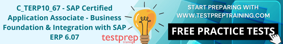 C_TERP10_67 – SAP Free Practice Test