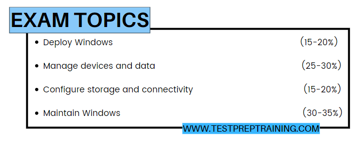 Microsoft MD-100 course outline