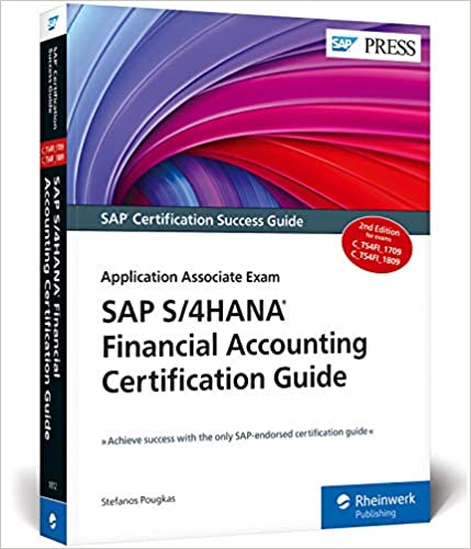 SAP S4HANA Financial Accounting Certification Guide Application Associate Exam book
