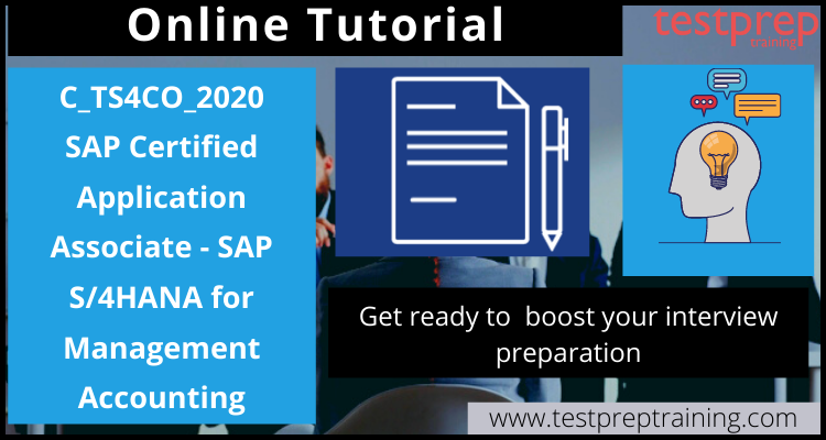 C_TS4CO_2020 SAP Certified Application Associate - SAP S/4HANA for Management Accounting Online tutorial