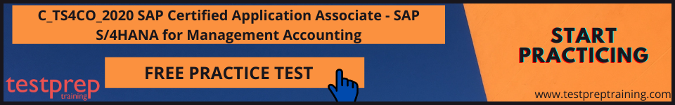 C_TS4CO_2020 SAP Certified Application Associate - SAP S/4HANA for Management Accounting practice tests