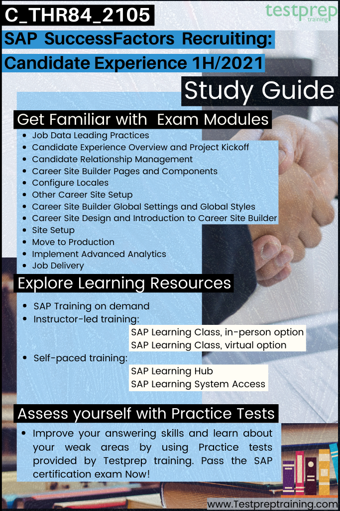 SAP C_THR84_2105 exam study guide