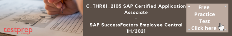 C_THR81_2105 SAP Free Practice Test