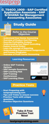 SAP C_TS4CO_1909 Study Guide 