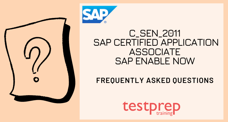 SAP C_SEN_2011 FAQ