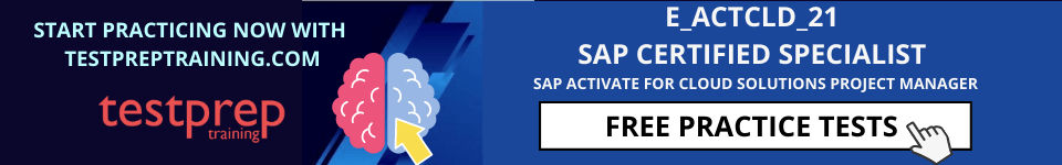 SAP E_ACTCLD_21 Free Practice Tests