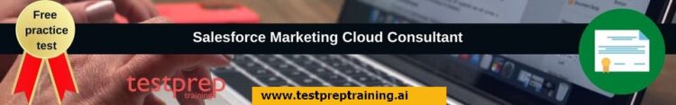 Salesforce Marketing Cloud Consultant Free practice test