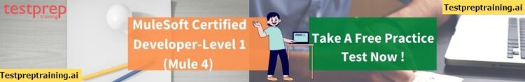 MuleSoft Certified Developer-Level 1 (Mule 4) practice tests