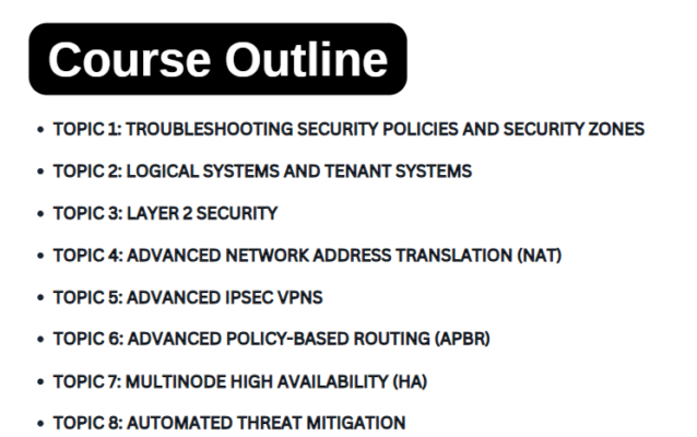 Security, Professional (JNCIP-SEC) - Testprep Training Tutorials