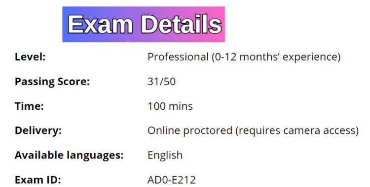 details Adobe Analytics Business Practitioner Professional