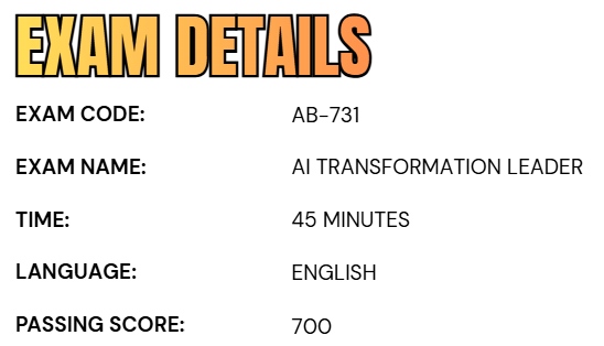 Exam AB-731: AI Transformation Leader