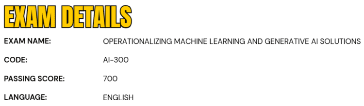 Microsoft Certified: Machine Learning Operations (MLOps) Engineer Associate ( AI-300)