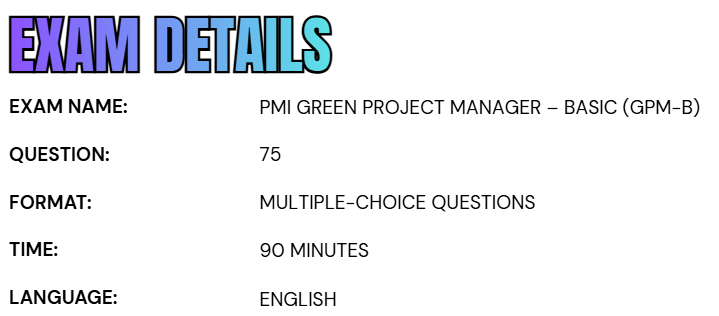 PMI Green Project Manager – Basic (GPM-b)