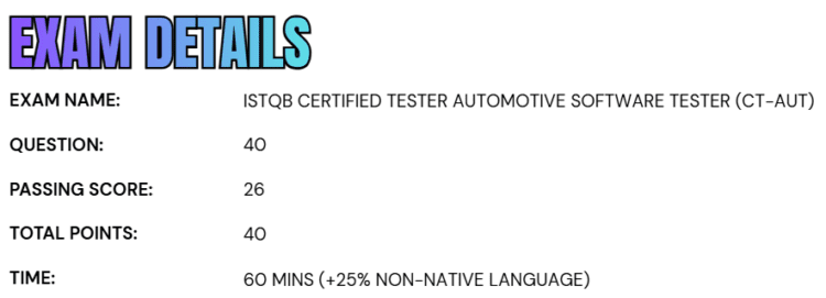 ISTQB Certified Tester Automotive Software Tester (CT-AuT)