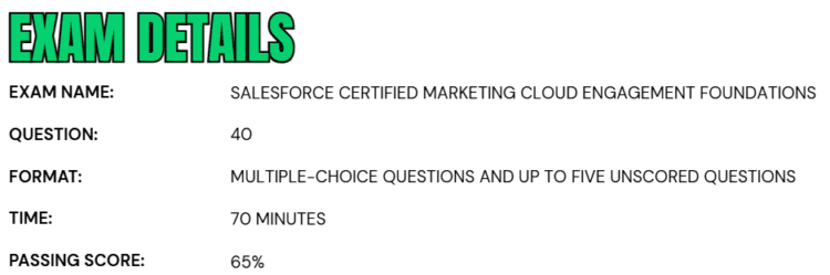 Salesforce Certified Marketing Cloud Engagement Foundations