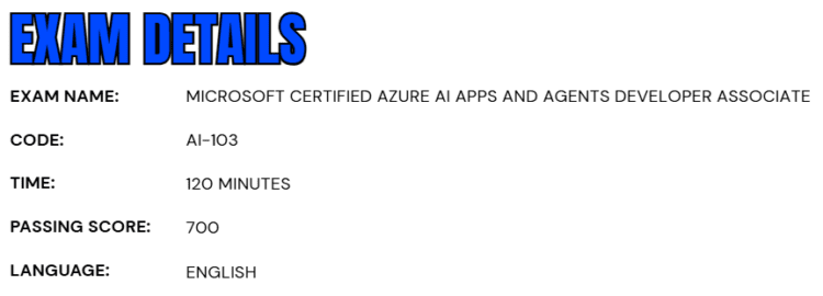 Microsoft Certified Azure AI Apps and Agents Developer Associate (AI-103)