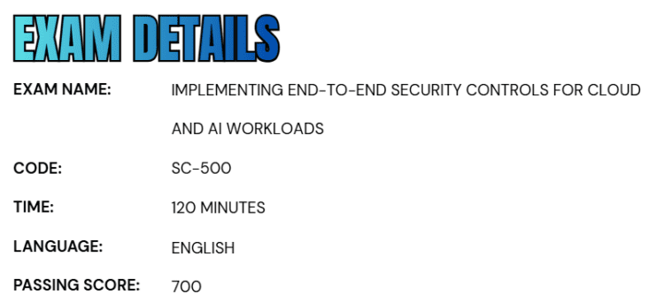 Exam SC-500: Cloud and AI Security Engineer Associate